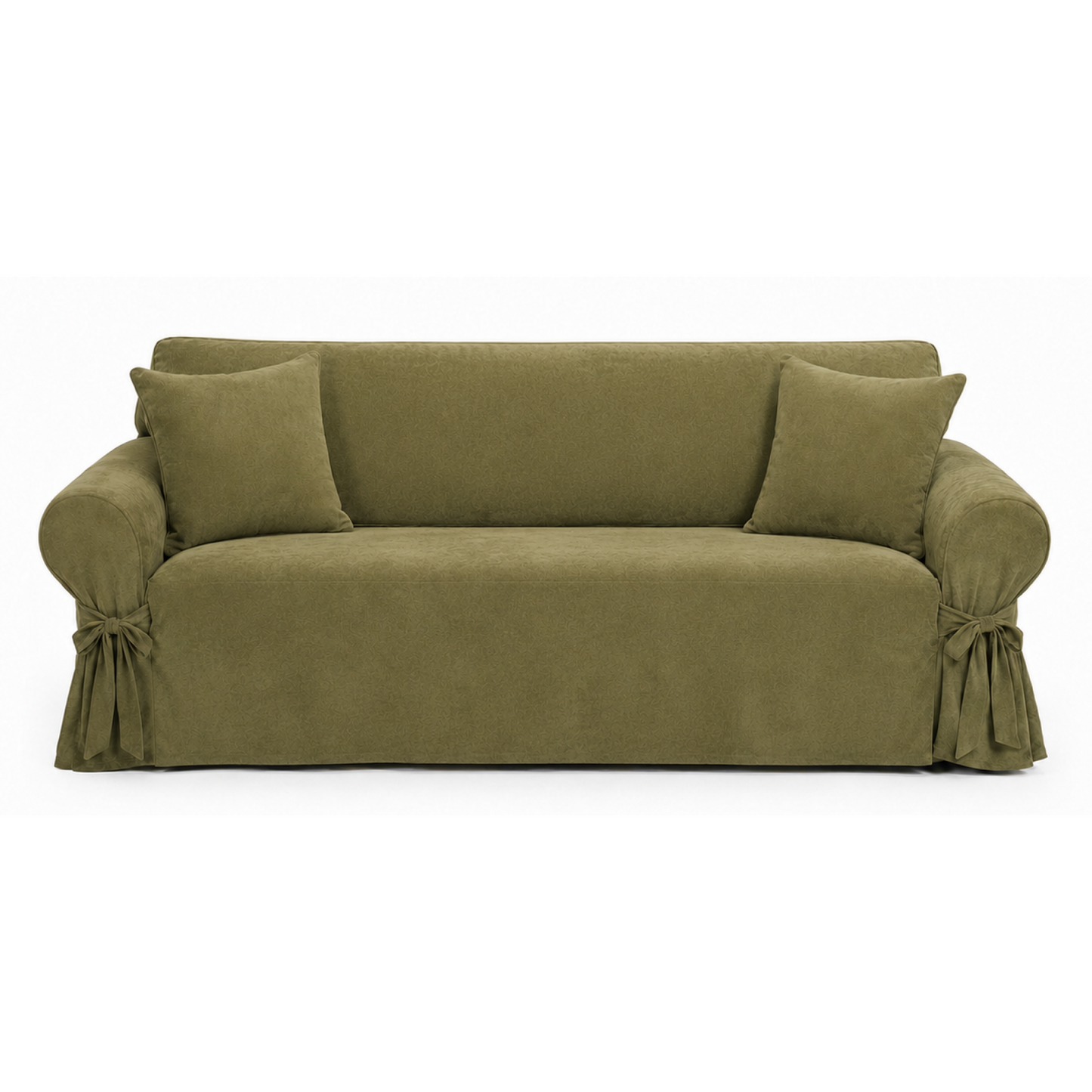 Ultimate Suede One-Piece Accent Chair Slipcover