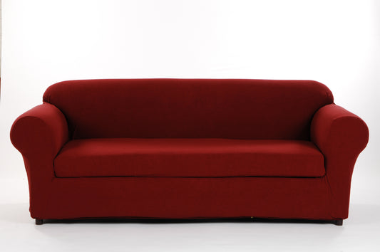 Chamois Two-Piece Stretch Slipcover