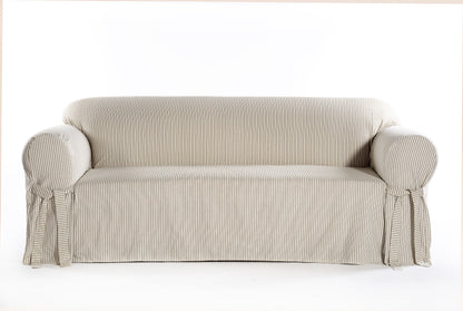 Stripe Ticking One-Piece Slipcover