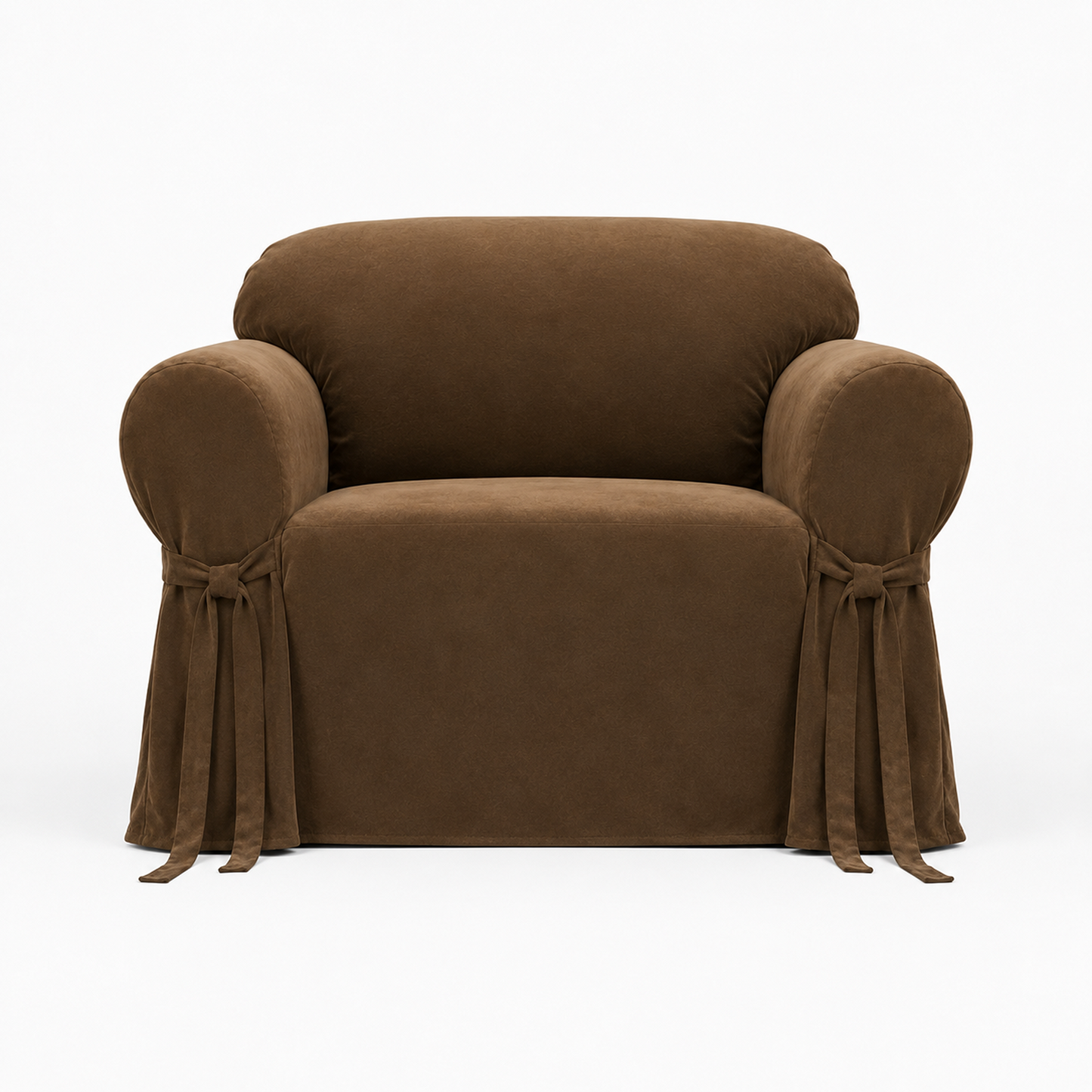 Velvet One-Piece Sofa Slipcover