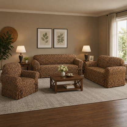 Catherine Jacquard One-Piece Chair Slipcover