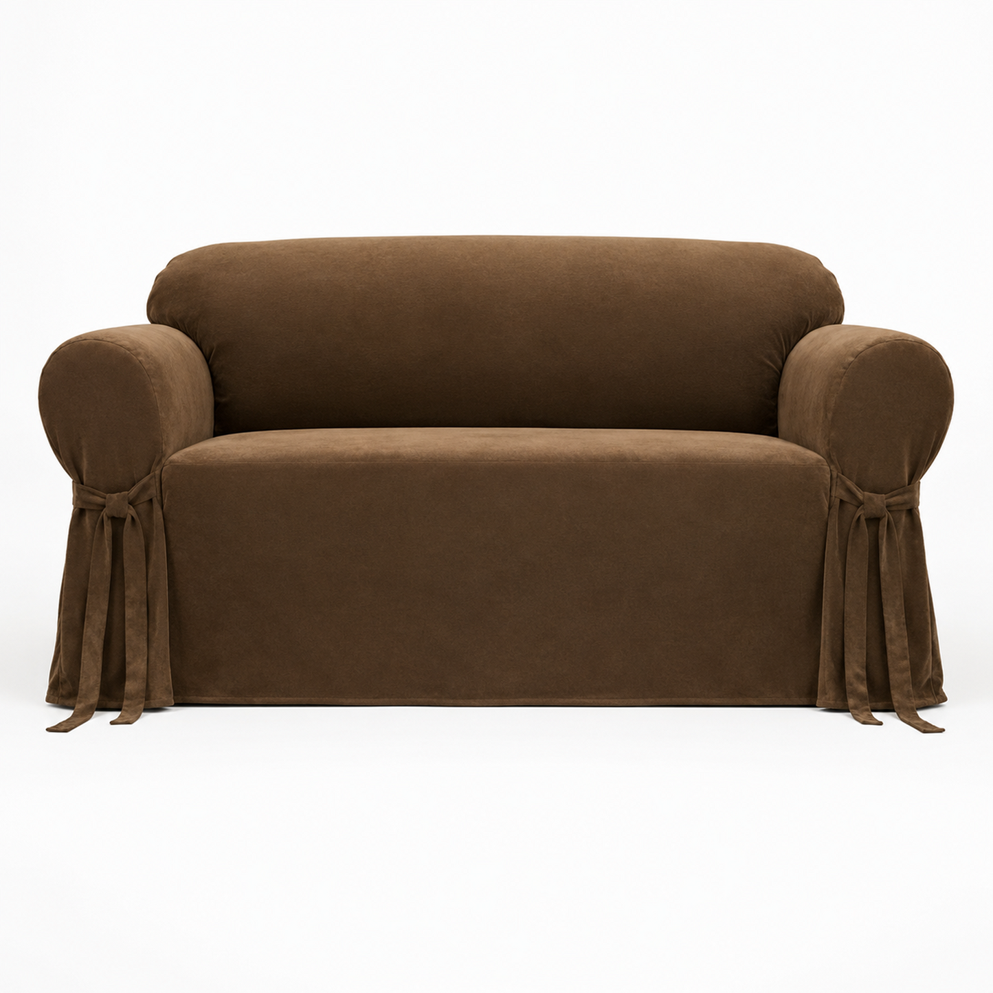 Velvet One-Piece Sofa Slipcover