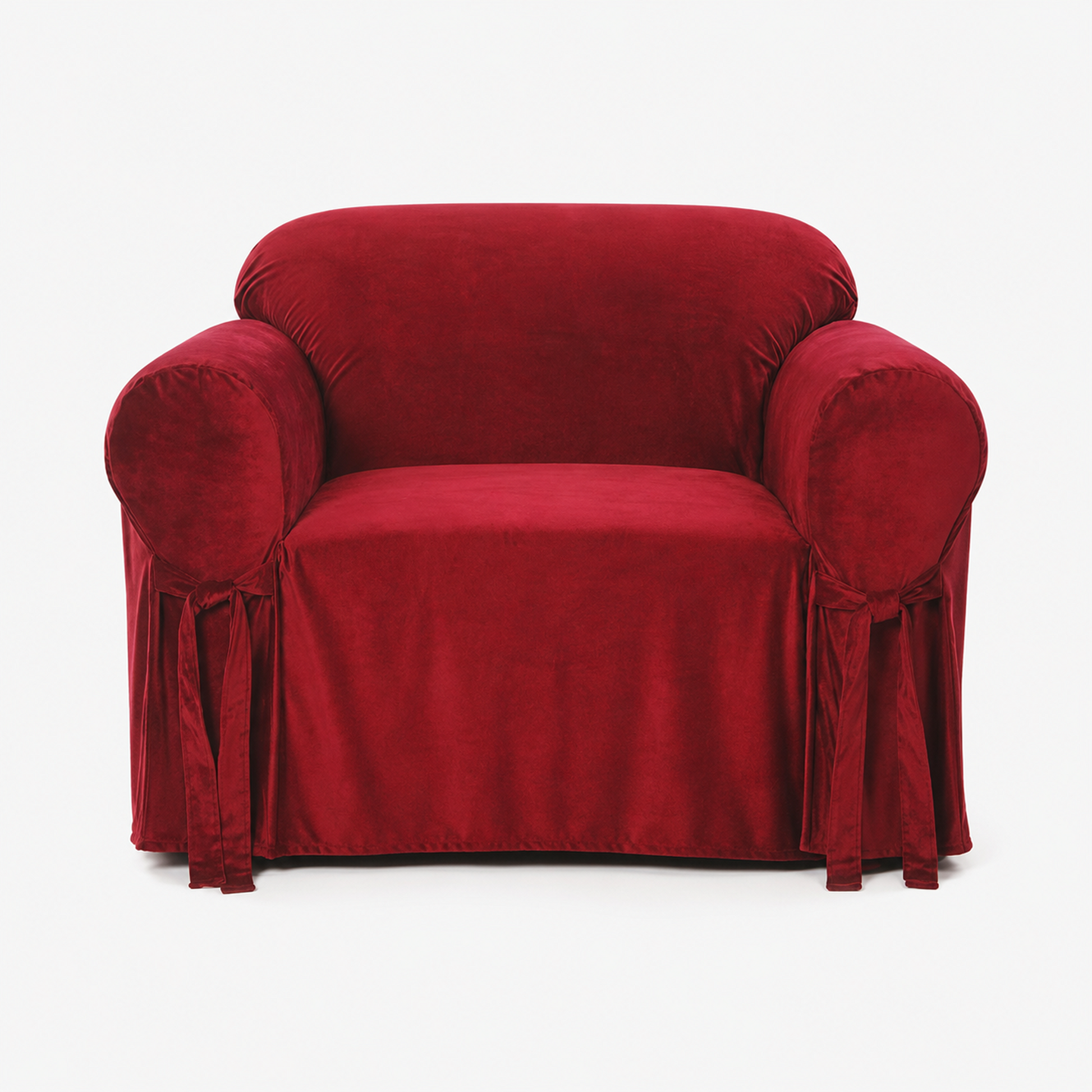Velvet One-Piece Sofa Slipcover