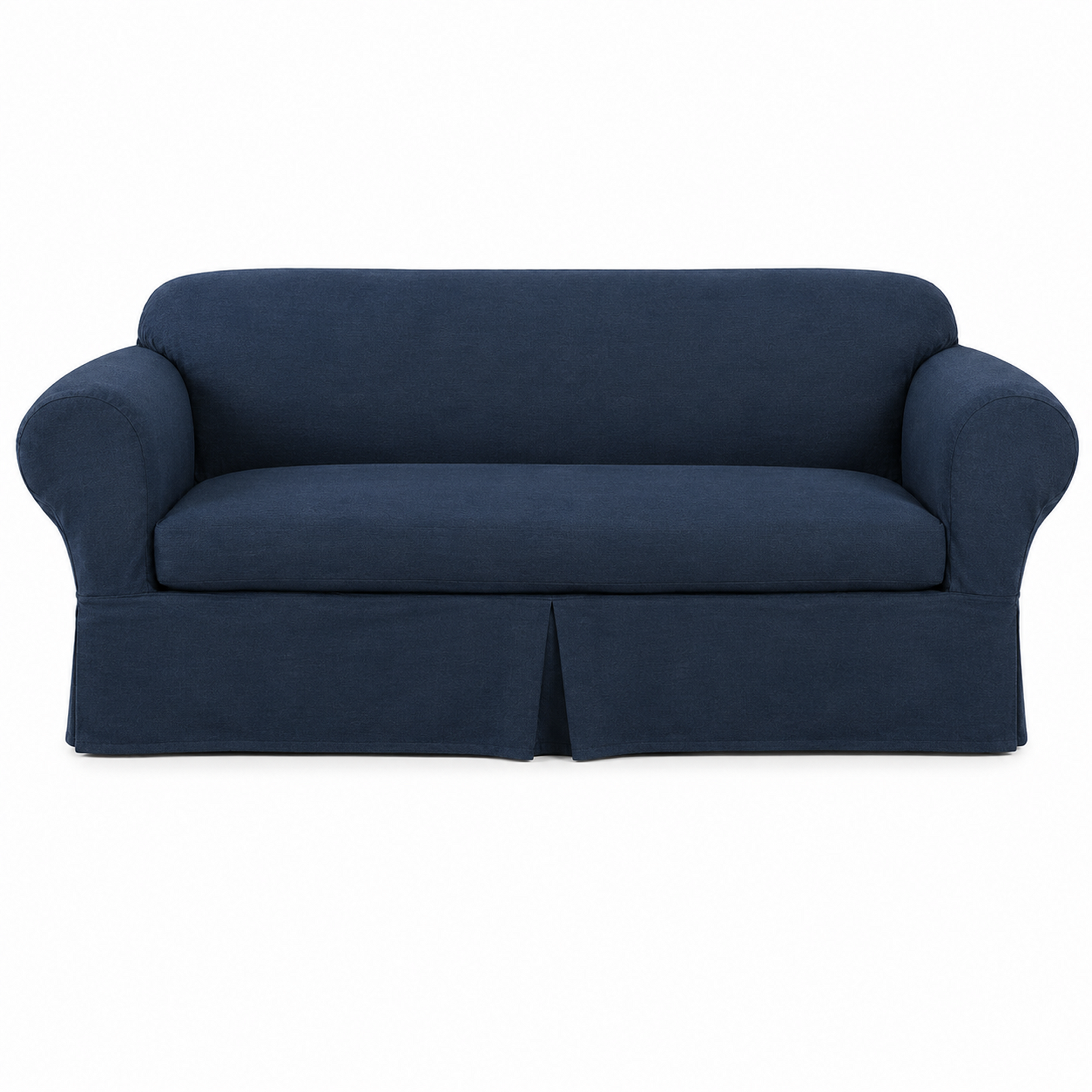 Washed Denim Two-Piece Slipcover