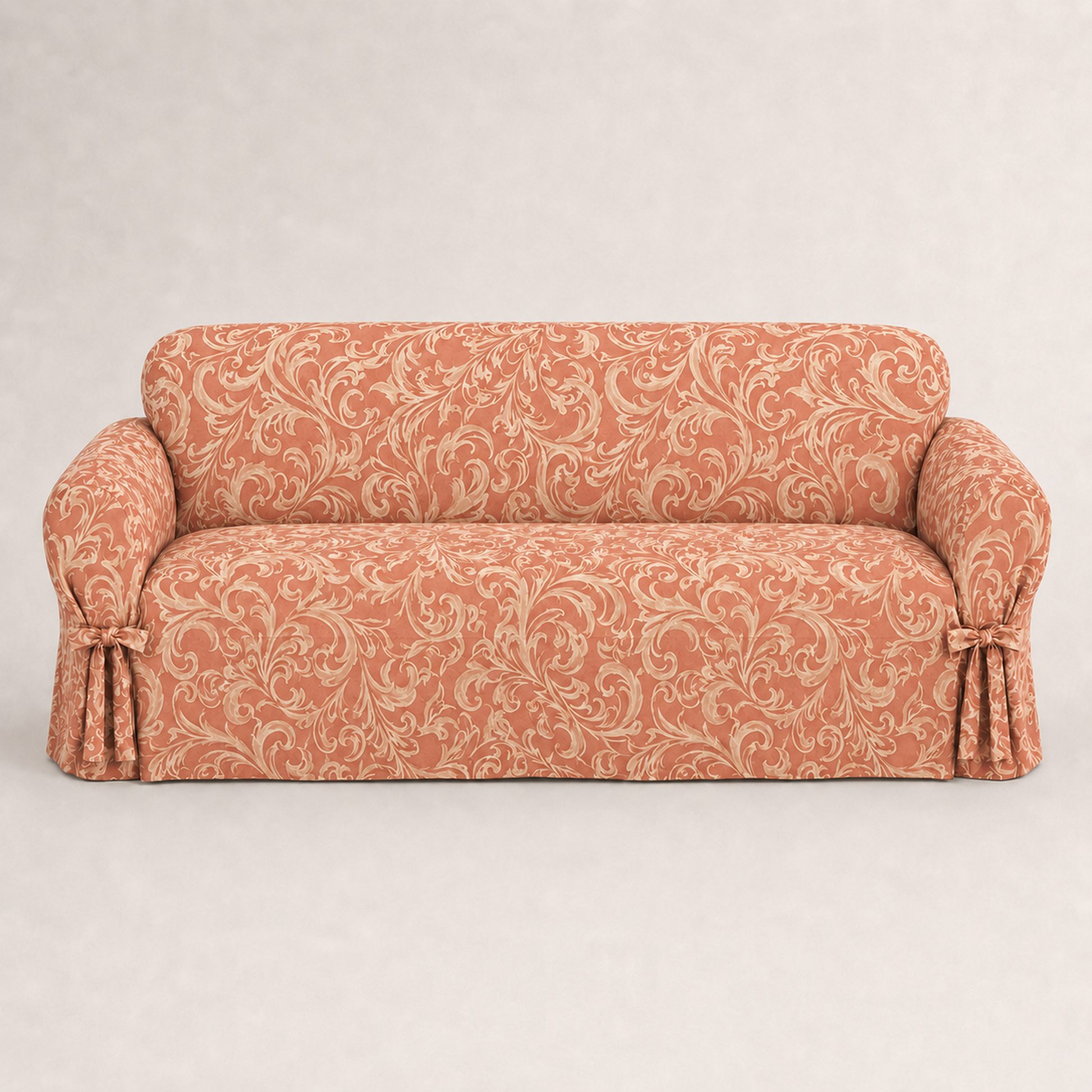 Catherine Jacquard One-Piece Chair Slipcover