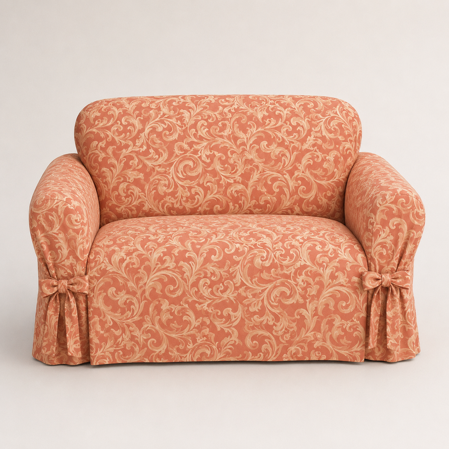 Catherine Jacquard One-Piece Chair Slipcover