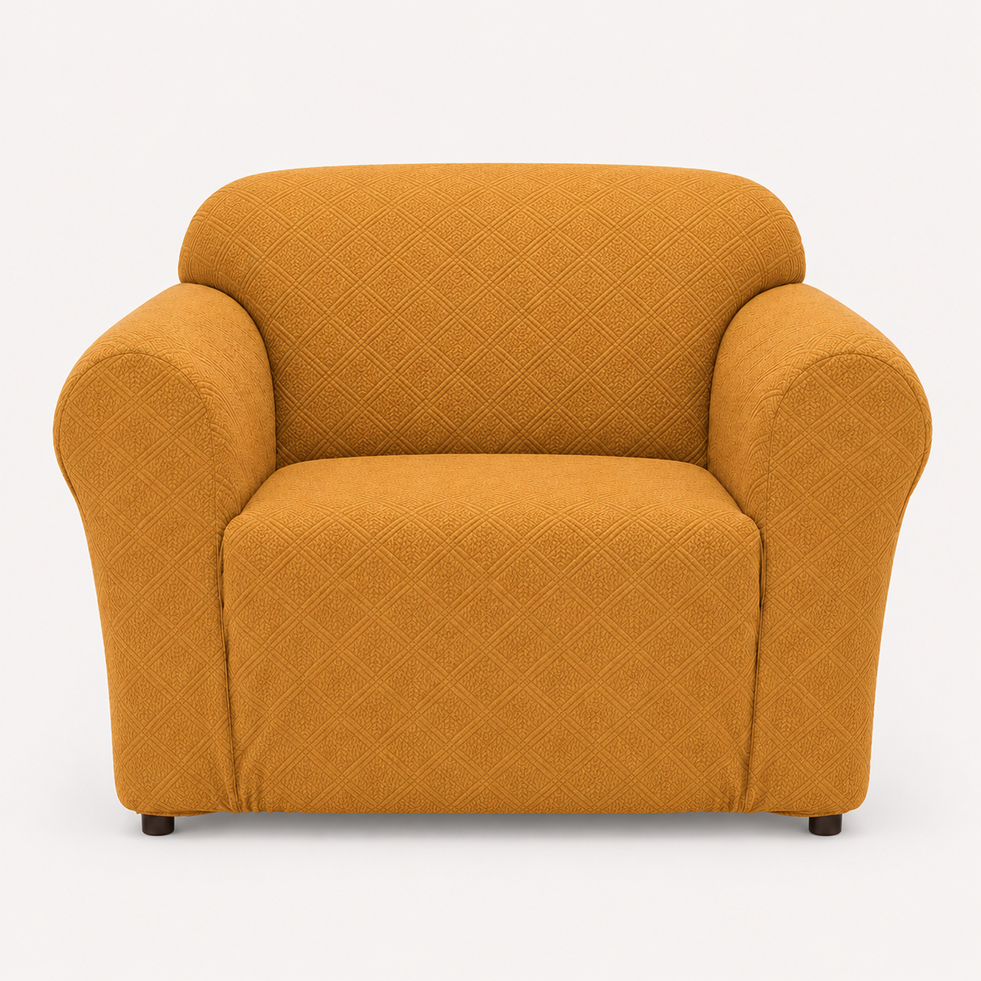 Double Diamond One-Piece Chair Stretch Slipcover