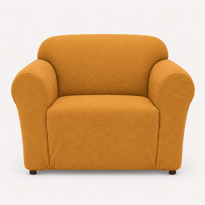 Double Diamond One-Piece Chair Stretch Slipcover