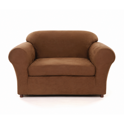 Chamois Two-Piece Stretch Slipcover
