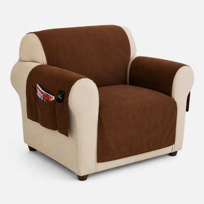 Micro Suede Couch Pet Cover With Pockets