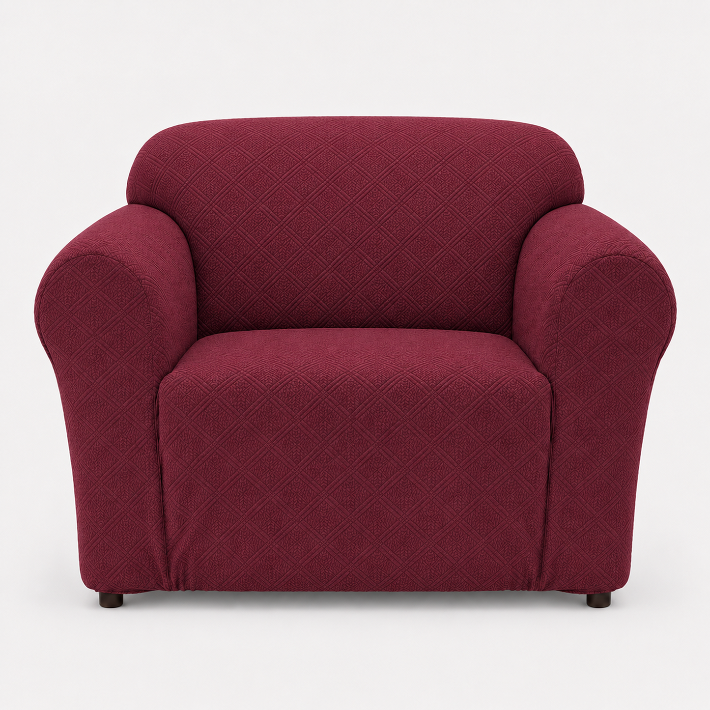 Double Diamond One-Piece Chair Stretch Slipcover