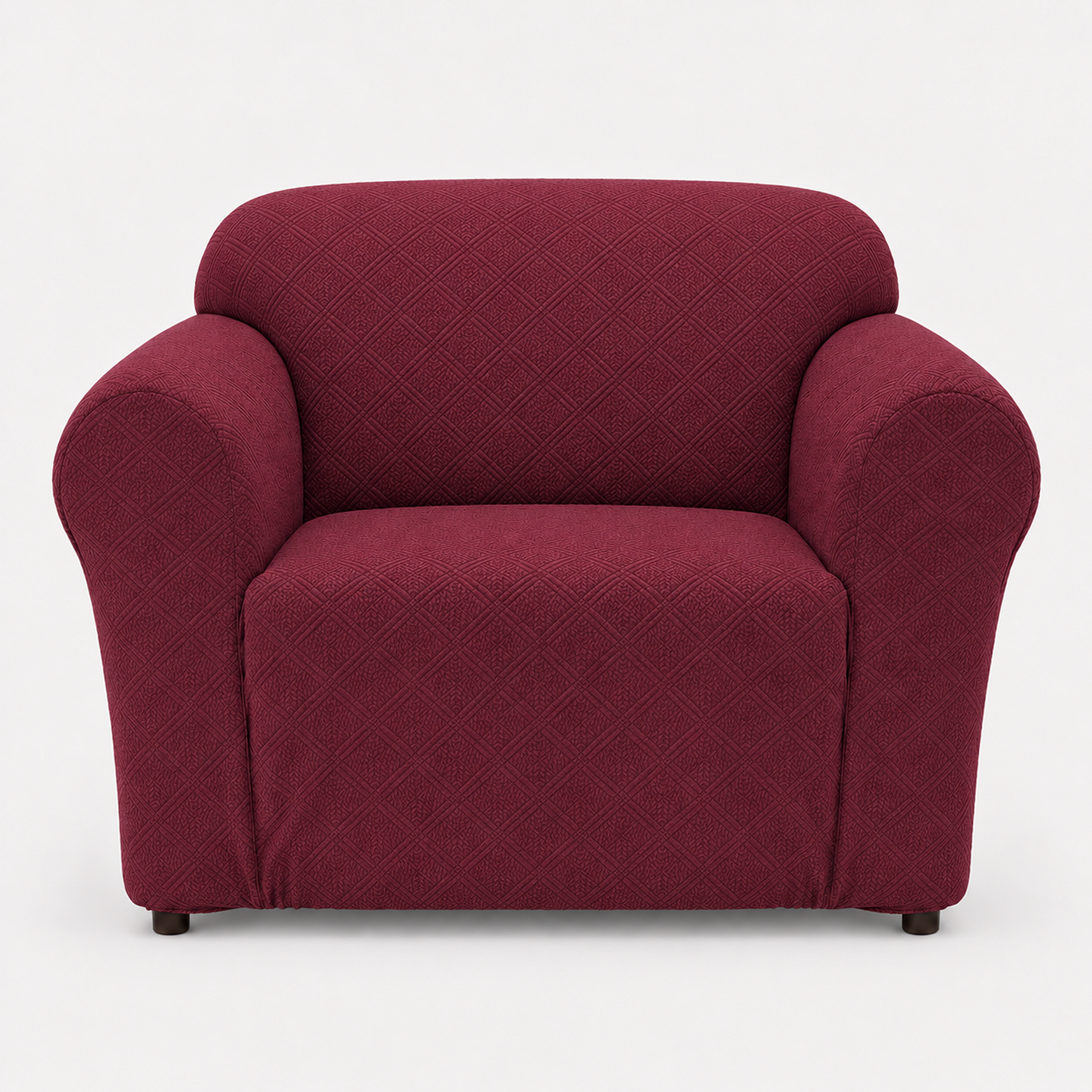 Double Diamond One-Piece Chair Stretch Slipcover