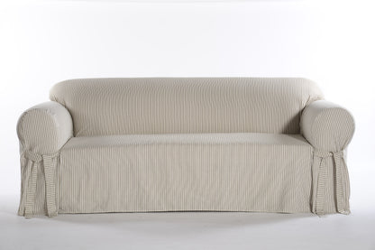 Stripe Ticking One-Piece Slipcover