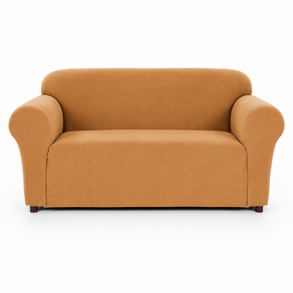 Micro Suede One-Piece Stretch Sofa Slipcover