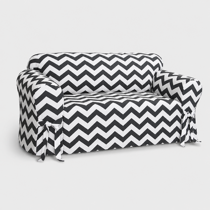 Chevron One-Piece Slipcover