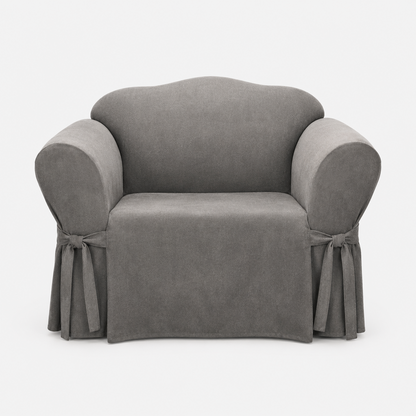 Micro Suede One-Piece Slipcover