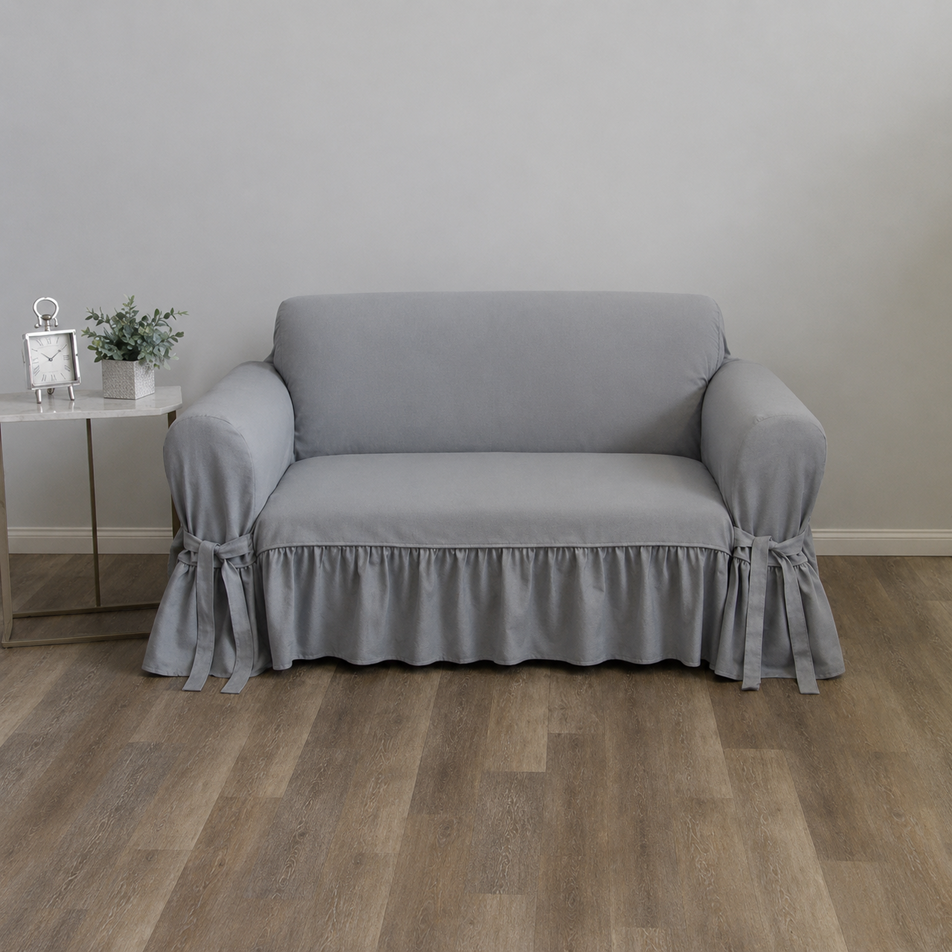 Ruffled One-Piece Slipcover