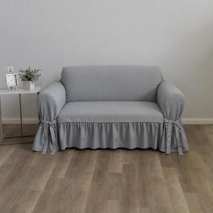 Ruffled One-Piece Slipcover