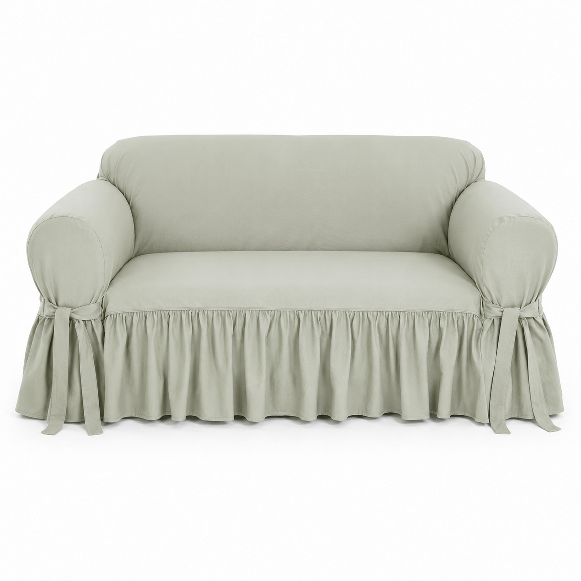 Ruffled One-Piece Slipcover