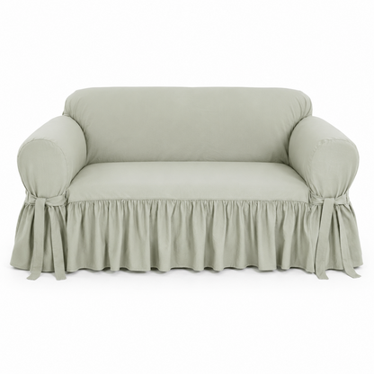 Ruffled One-Piece Slipcover