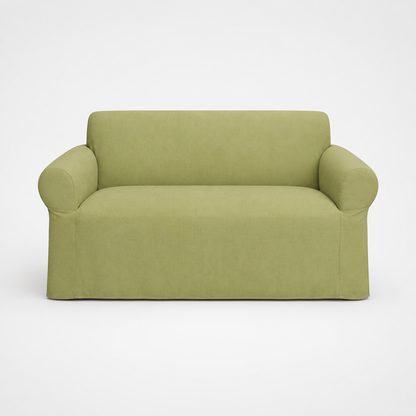 Micro Suede One-Piece Stretch Sofa Slipcover