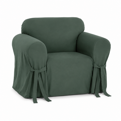 Cotton Duck One-Piece Slipcover