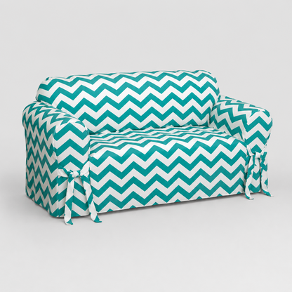 Chevron One-Piece Slipcover