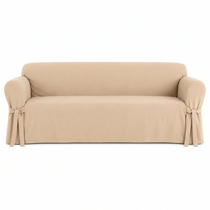 Cotton Duck One-Piece Slipcover