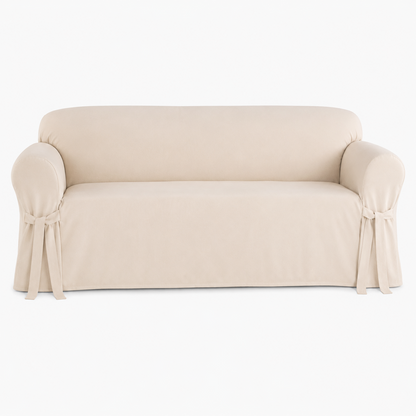 Cotton Duck One-Piece Slipcover