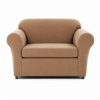 Chamois Two-Piece Stretch Slipcover
