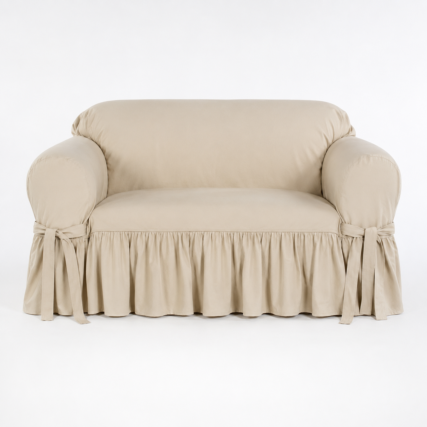 Ruffled One-Piece Slipcover