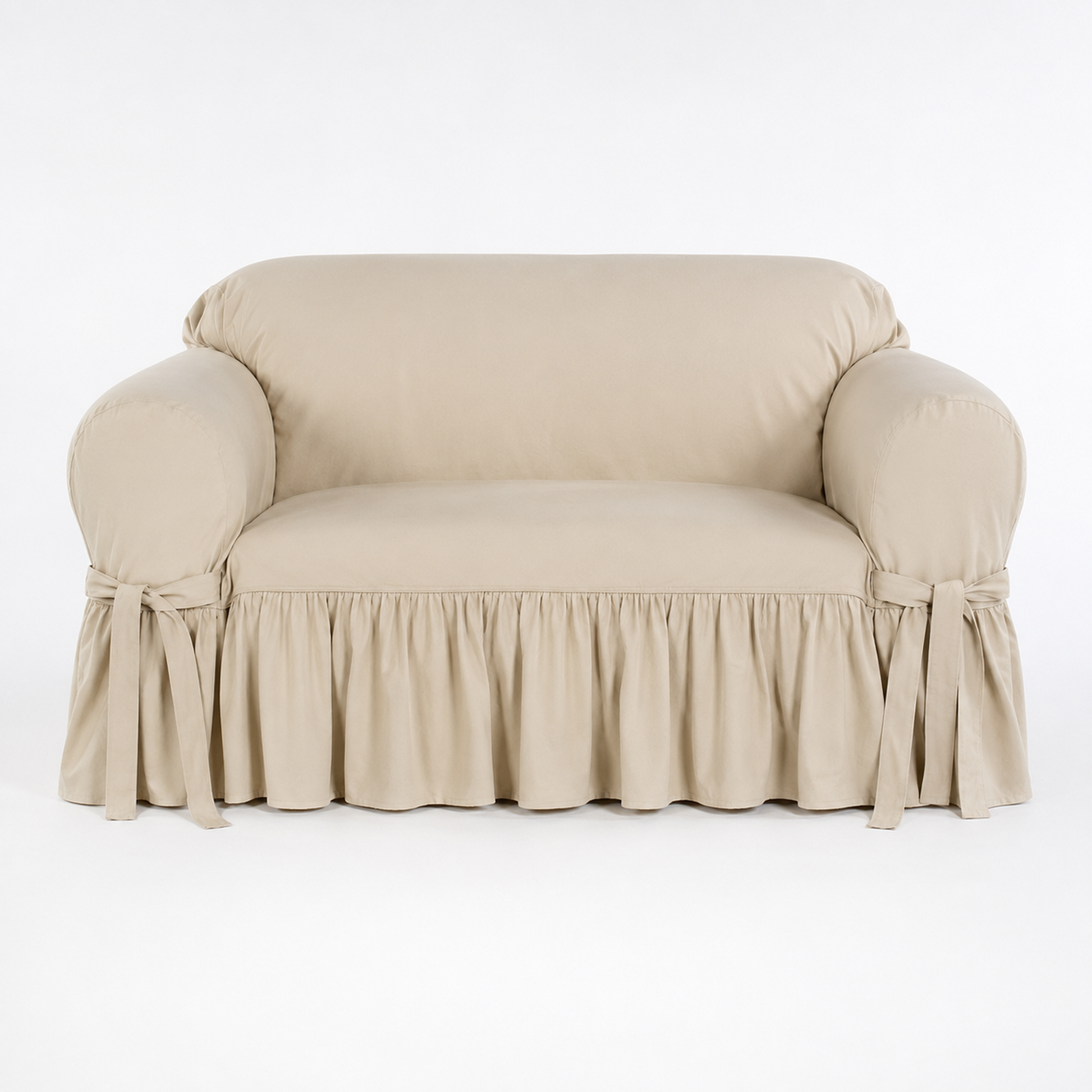 Ruffled One-Piece Slipcover