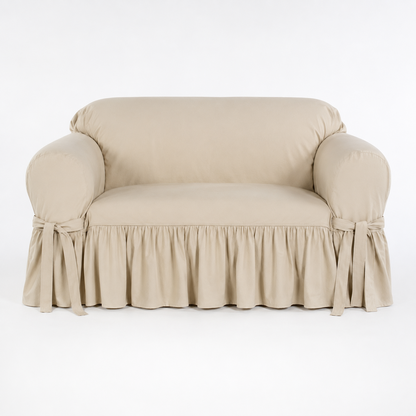 Ruffled One-Piece Slipcover