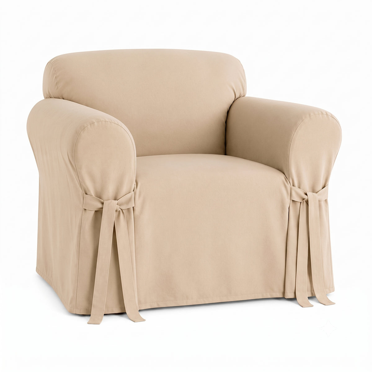 Cotton Duck One-Piece Slipcover