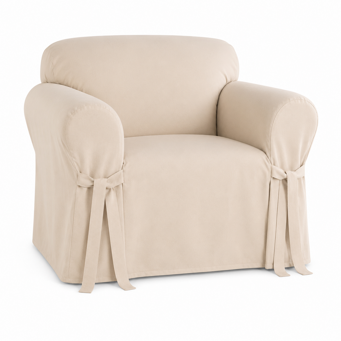 Cotton Duck One-Piece Slipcover