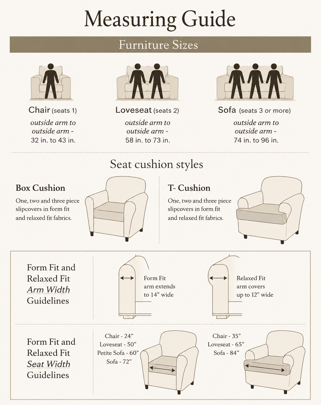 Cotton Duck One-Piece Slipcover