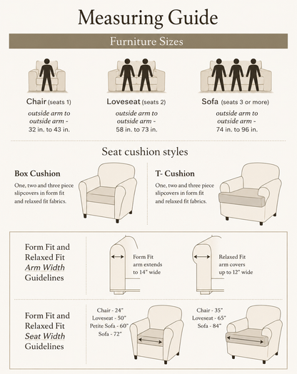 Cotton Duck One-Piece Slipcover