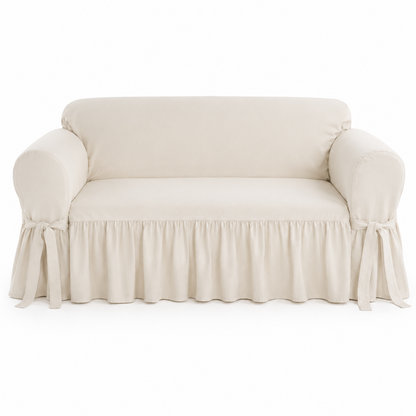 Ruffled One-Piece Slipcover