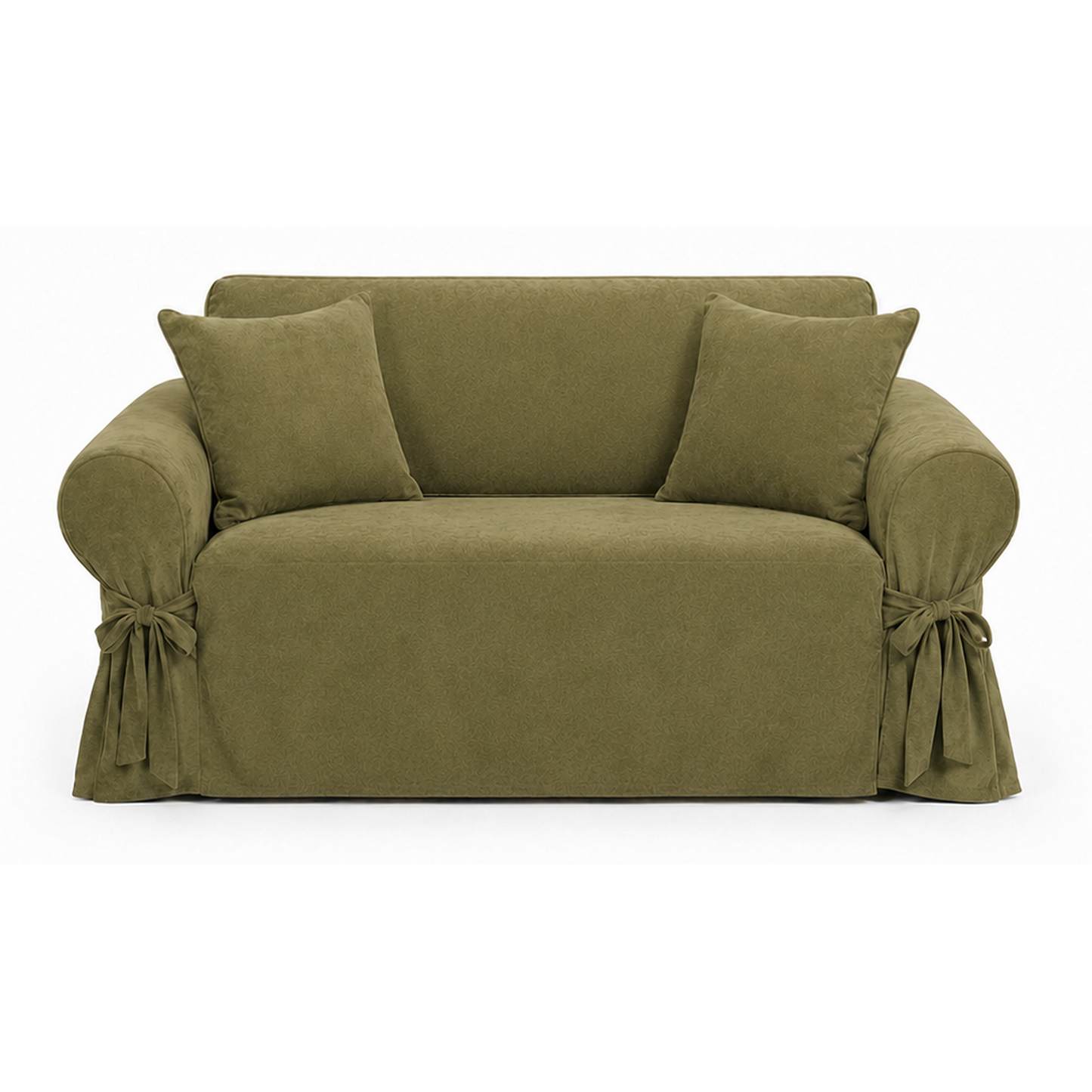 Ultimate Suede One-Piece Accent Chair Slipcover
