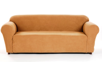 Micro Suede One-Piece Stretch Sofa Slipcover