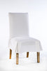 Cotton Duck Short Skirt Dining Chair Slipcover