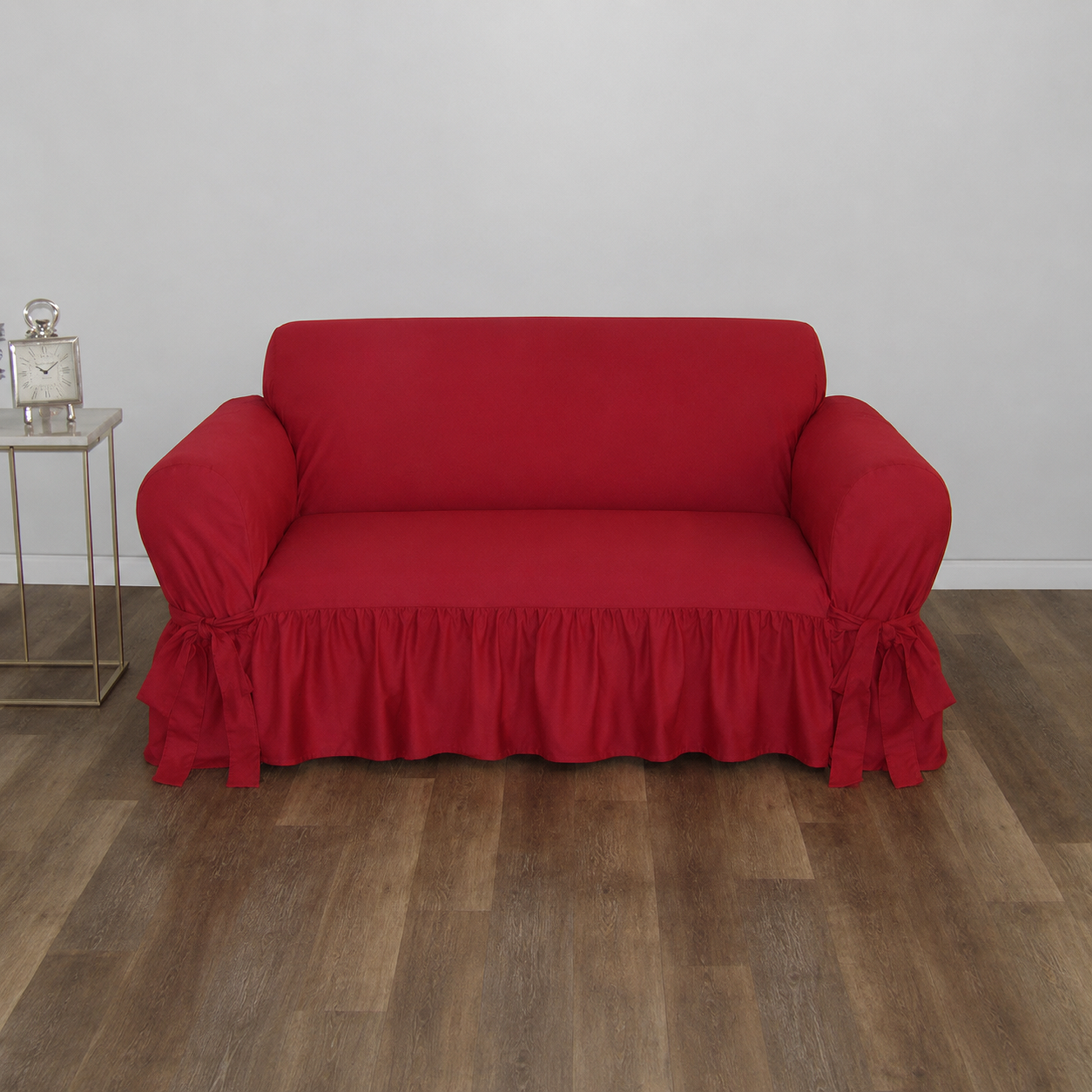 Ruffled One-Piece Slipcover