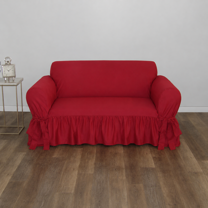 Ruffled One-Piece Slipcover