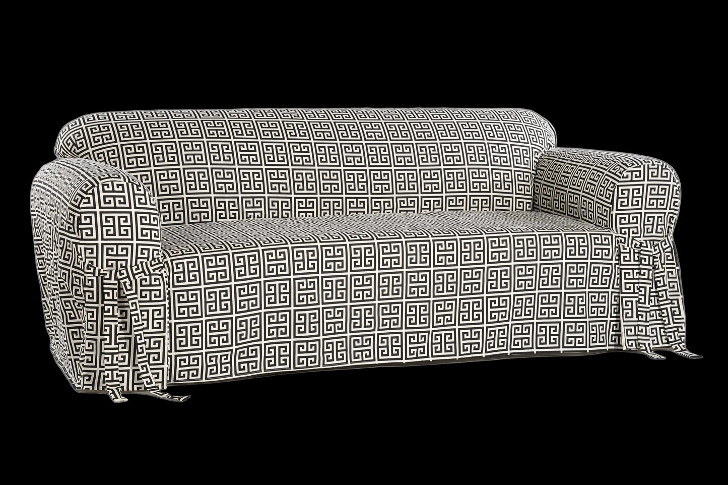 Roman Key One-Piece Slipcover