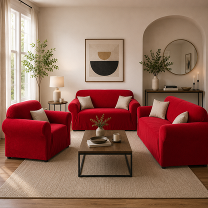 Mini Cord One-Piece Chair Stretch Slipcover