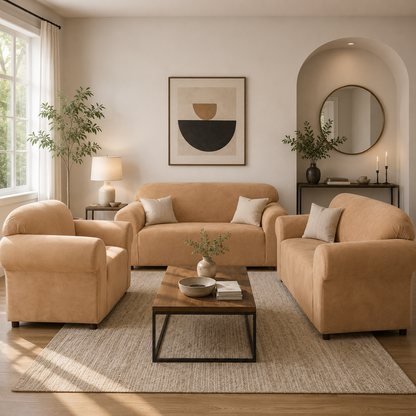 Mini Cord One-Piece Chair Stretch Slipcover