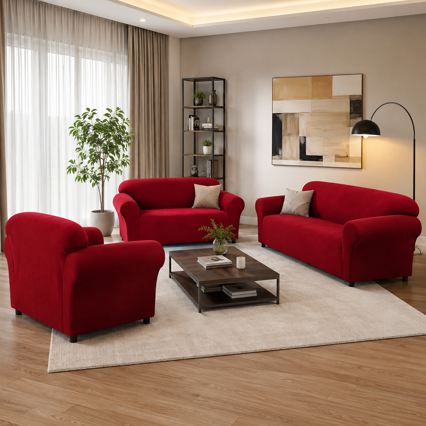 Snowball One-Piece Stretch Slipcover