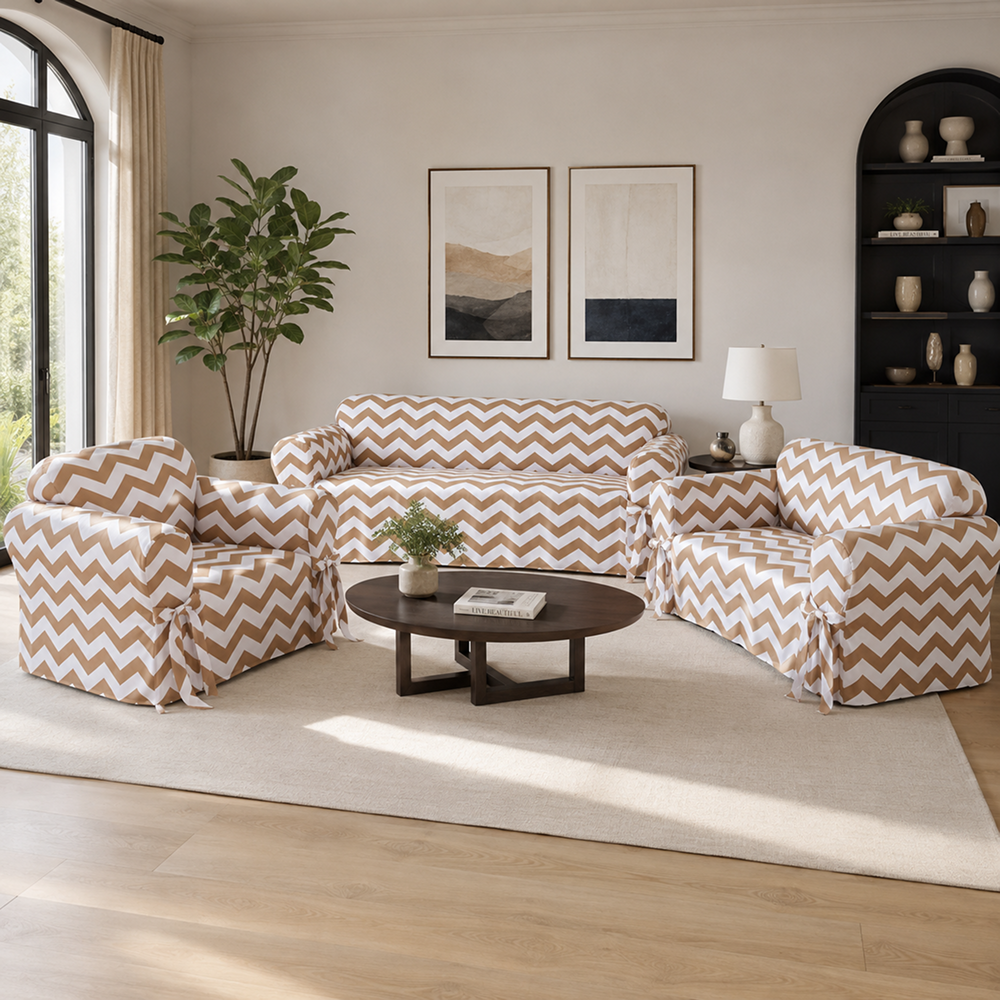 Chevron One-Piece Slipcover