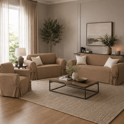 Matelassé One-Piece Slipcover