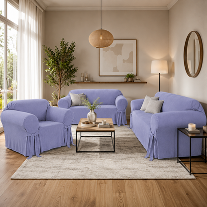 Ultimate Suede One-Piece Accent Chair Slipcover